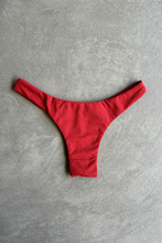 Load image into Gallery viewer, Glazed Cherry Seashore Textured Bia Bikini Bottom
