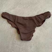 Load image into Gallery viewer, Seashore Textured Espresso Lili Ripple Bikini Bottom