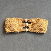 Load image into Gallery viewer, Golden Siren Mermaid Weave Textured Raquel Bikini Top