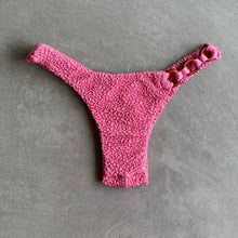 Load image into Gallery viewer, Desert Rose Beehive Textured Bia with Rings Bikini Bottom