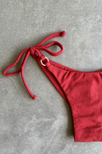 Load image into Gallery viewer, Glazed Cherry Seashore Textured Katie Bikini Bottom
