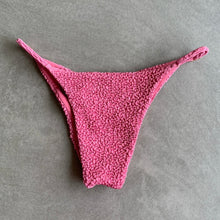 Load image into Gallery viewer, Desert Rose Beehive Textured Tanga Bikini Bottom