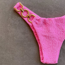 Load image into Gallery viewer, Pink Bliss Textured Bia Metal Bikini Bottom