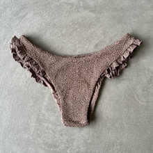 Load image into Gallery viewer, Chocolate Mousse Beehive Textured Yasmin Bikini Bottom