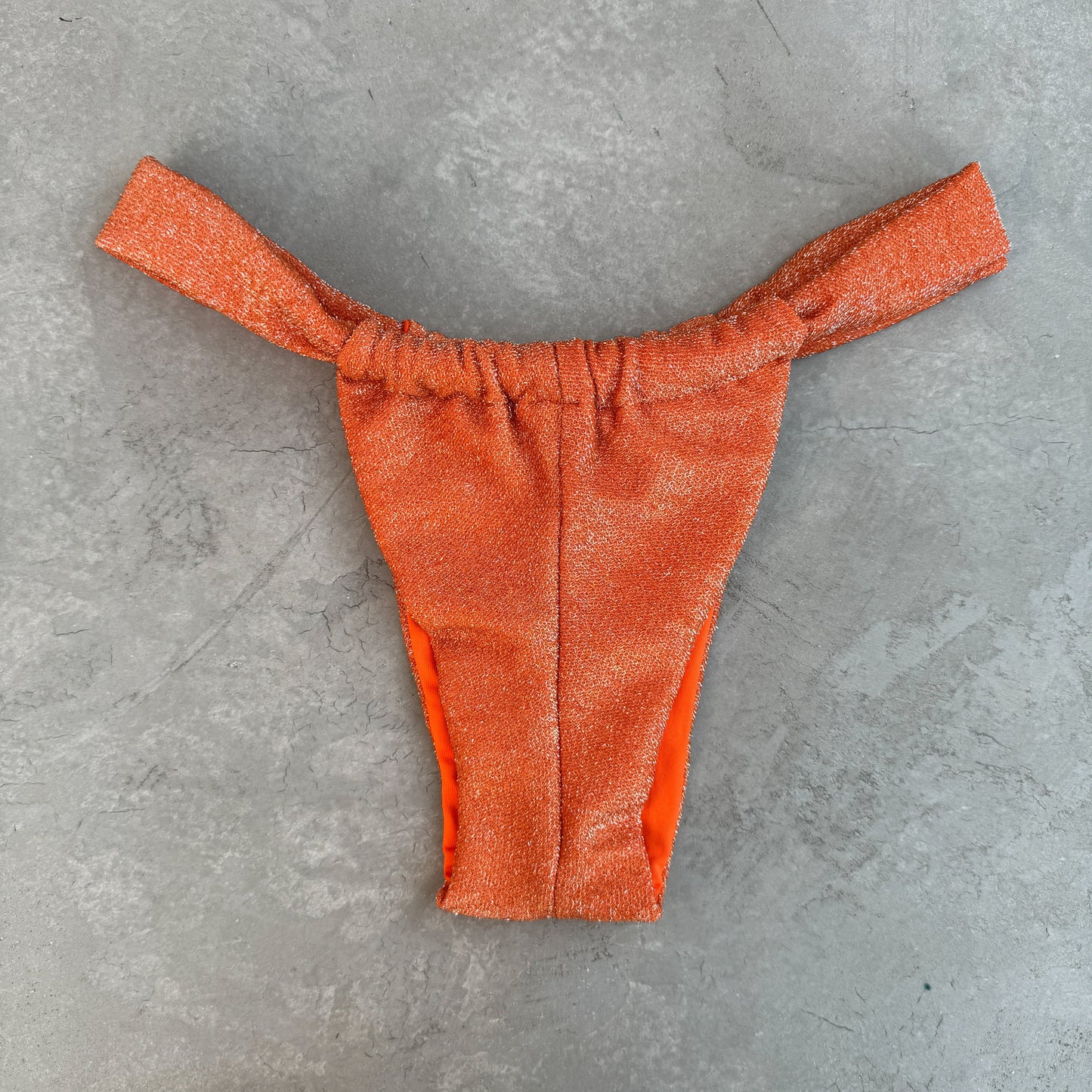 Orange Sparkle Curtain Bottom