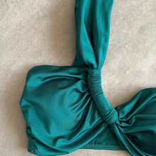 Load image into Gallery viewer, Forest Green Greek Bikini Top