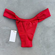 Load image into Gallery viewer, Fuego Del Mar Lux Textured Curtain Bikini Bottom
