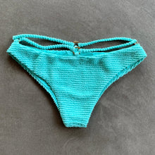 Load image into Gallery viewer, Curazao Blue Textured Lau Bikini Bottom