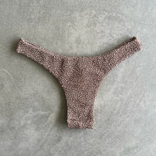 Load image into Gallery viewer, Chocolate Mousse Beehive Textured Bia Bikini Bottom