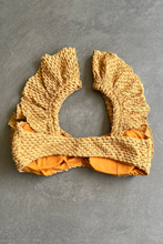 Load image into Gallery viewer, Golden Siren Mermaid Weave Textured Camille Bikini Top