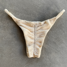 Load image into Gallery viewer, Pearl Textured Tanga Bikini Bottom
