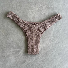 Load image into Gallery viewer, Chocolate Mousse Beehive Textured Bia Bikini Bottom