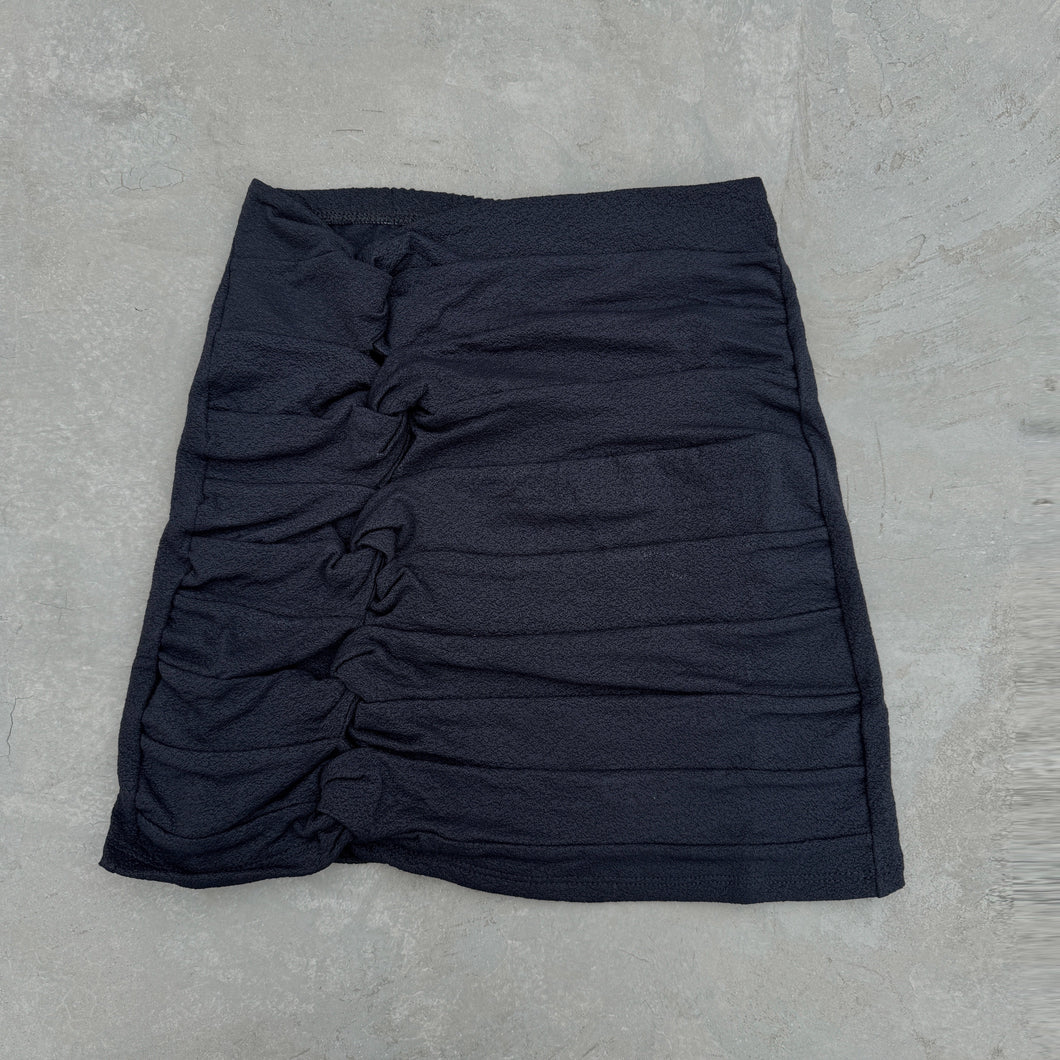 Seashore Textured Black Hooked On You Skirt