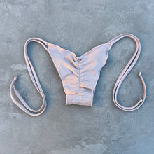Load image into Gallery viewer, Champagne Sand Ripple Side Tie Bikini Bottom