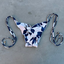Load image into Gallery viewer, Sapphire Bloom Ripple Side Tie Bottom