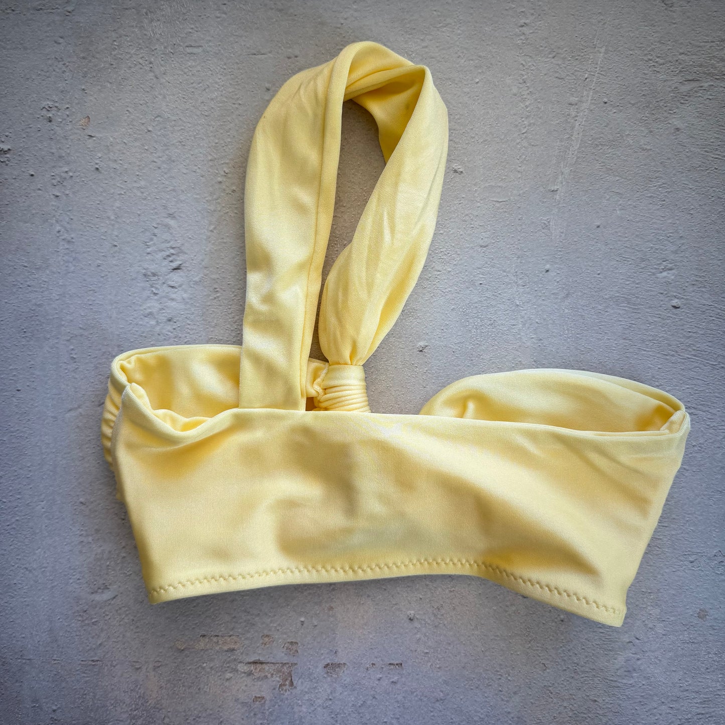Butter Yellow Greek Bikini Top