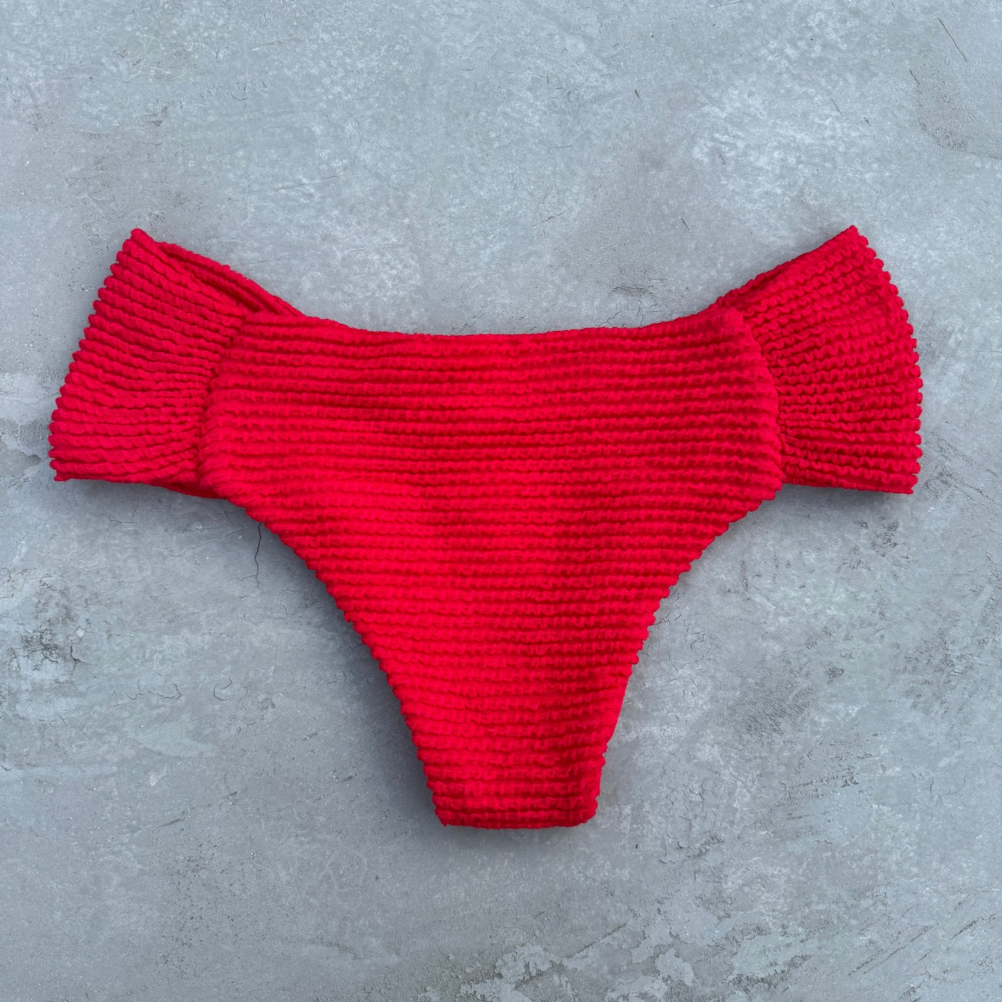 Mexican Chili Textured Classy Cheeky Bikini Bottom