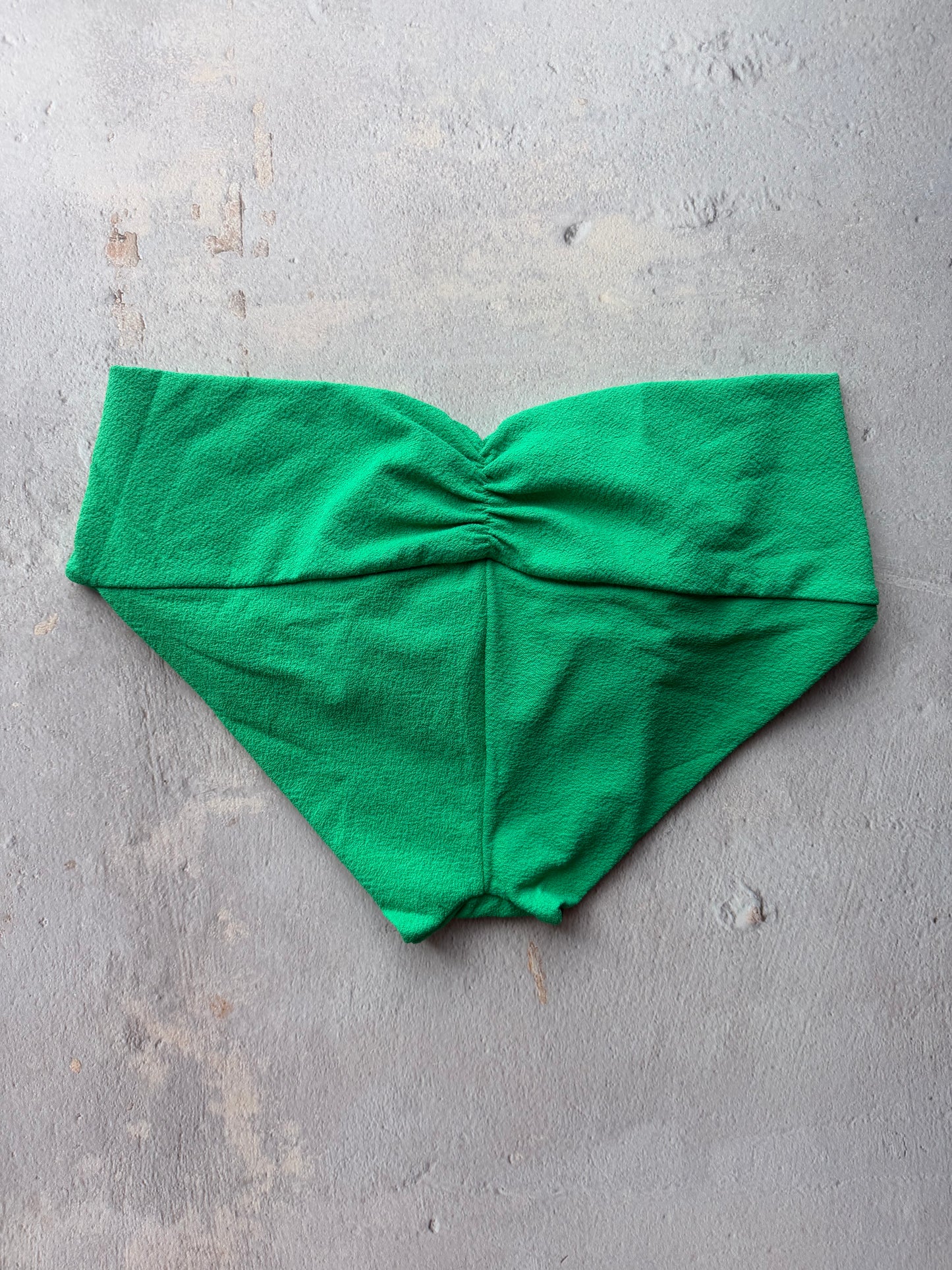 Palm Green Seashore Textured Melissa Bikini Bottom