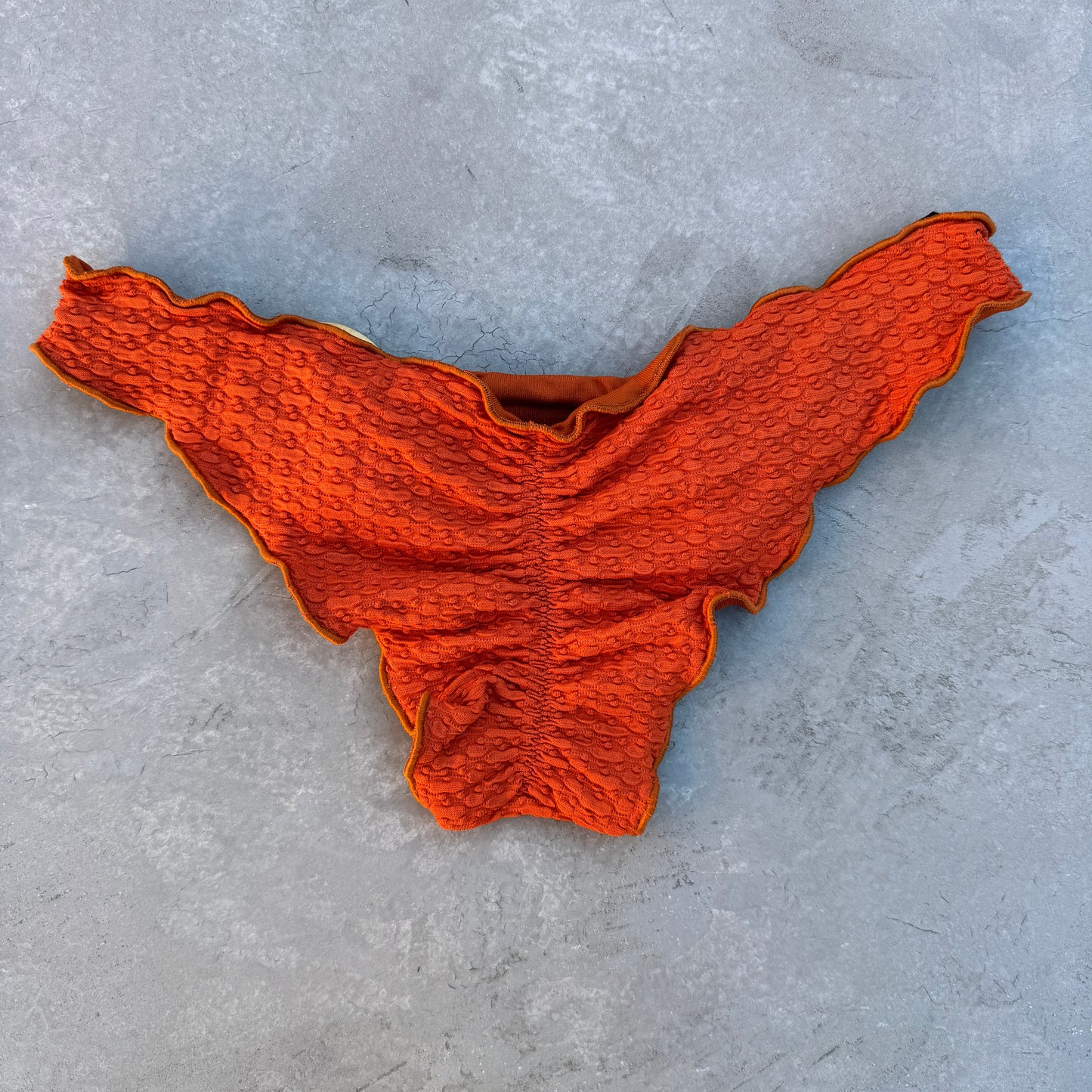 Sunkissed Amber Lili Ripple with 2 Rings Bikini Bottom