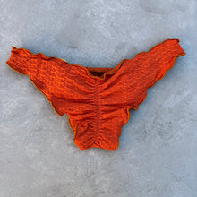 Load image into Gallery viewer, Sunkissed Amber Lili Ripple with 2 Rings Bikini Bottom