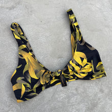 Load image into Gallery viewer, Yellow jungle Cassia Bikini Top
