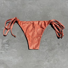 Load image into Gallery viewer, Coral Coast Ribbed Side Tie Bikini Bottom