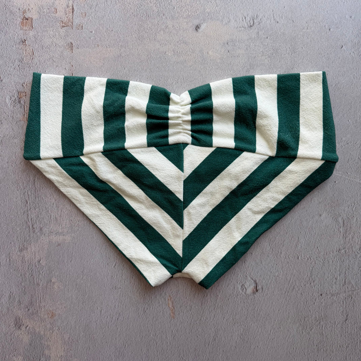 Jungle Green Seashore Textured Melissa Bikini Bottom