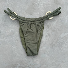 Load image into Gallery viewer, Seashore Textured Fern Green Kayla Bikini Bottom