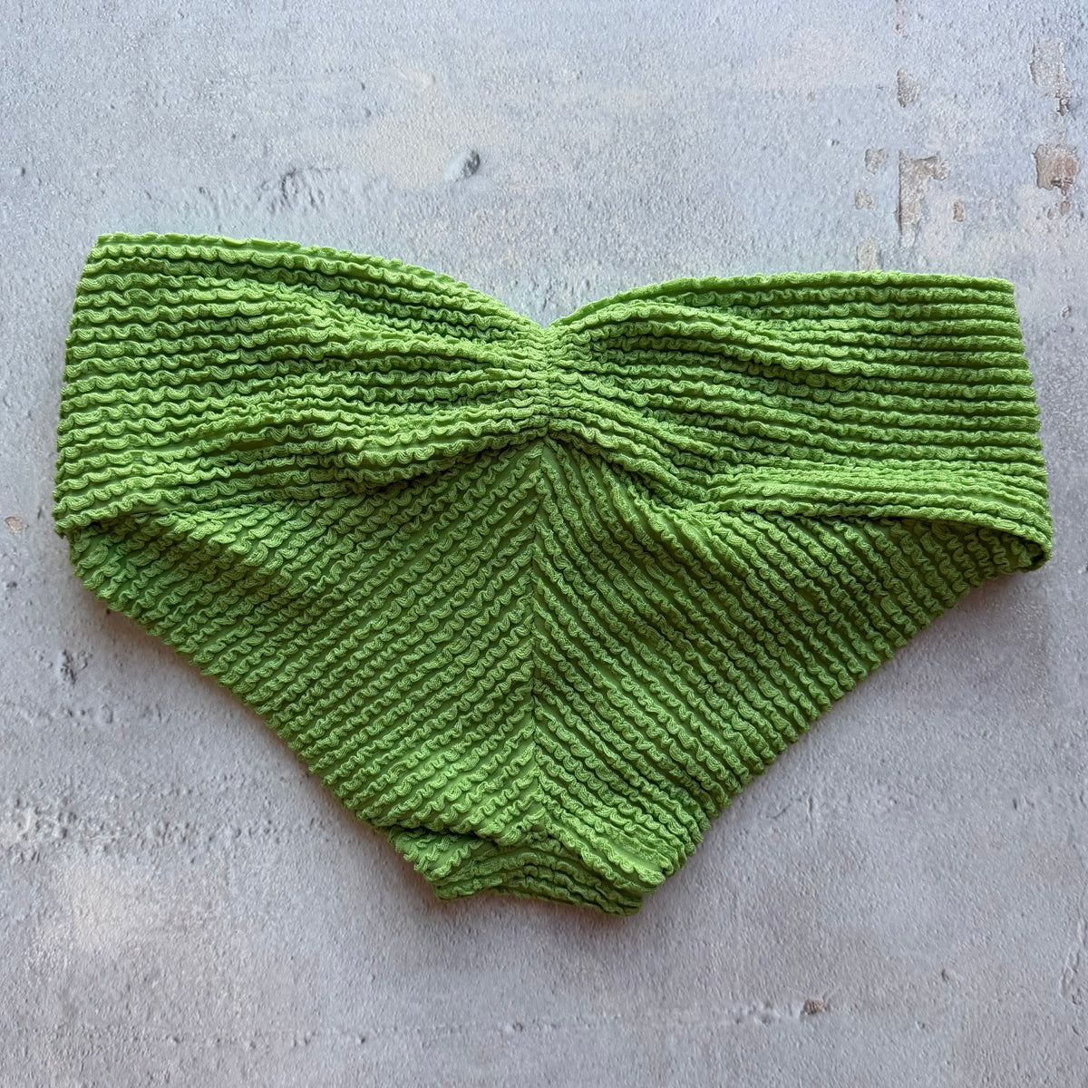 Botanic Green Melissa Textured Bikini Bottom