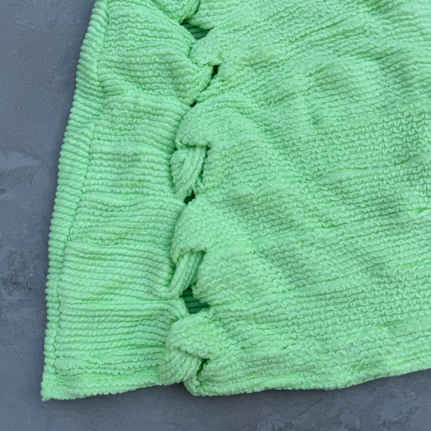 Minty Haze Textured Hooked On You Skirt