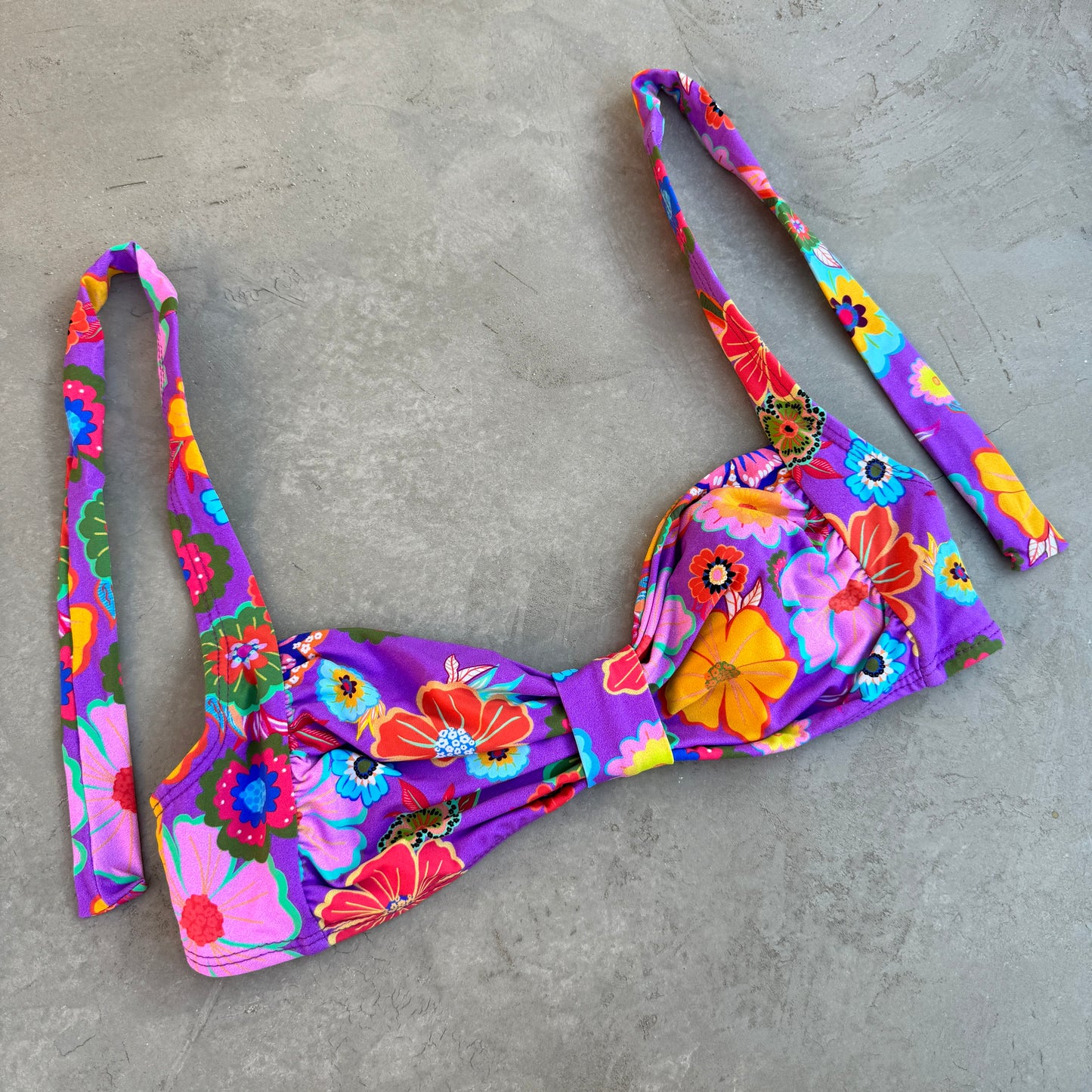 Floral Carnival Leda Bikini Top
