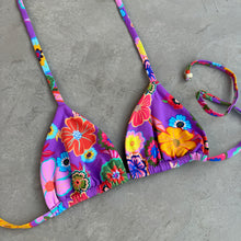 Load image into Gallery viewer, Floral Carnival Triangle Bikini Top