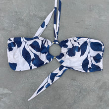 Load image into Gallery viewer, Sapphire Bloom Strapless Bikini Top