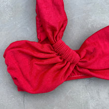 Load image into Gallery viewer, Fuego Del Mar Lux Textured Greek Bikini Top