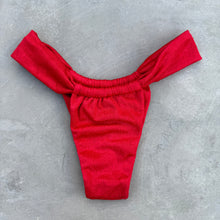 Load image into Gallery viewer, Fuego Del Mar Lux Textured Curtain Bikini Bottom