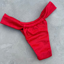 Load image into Gallery viewer, Fuego Del Mar Lux Textured Curtain Bikini Bottom