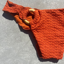Load image into Gallery viewer, Sunkissed Amber Lili Ripple with ring Bikini Bottom