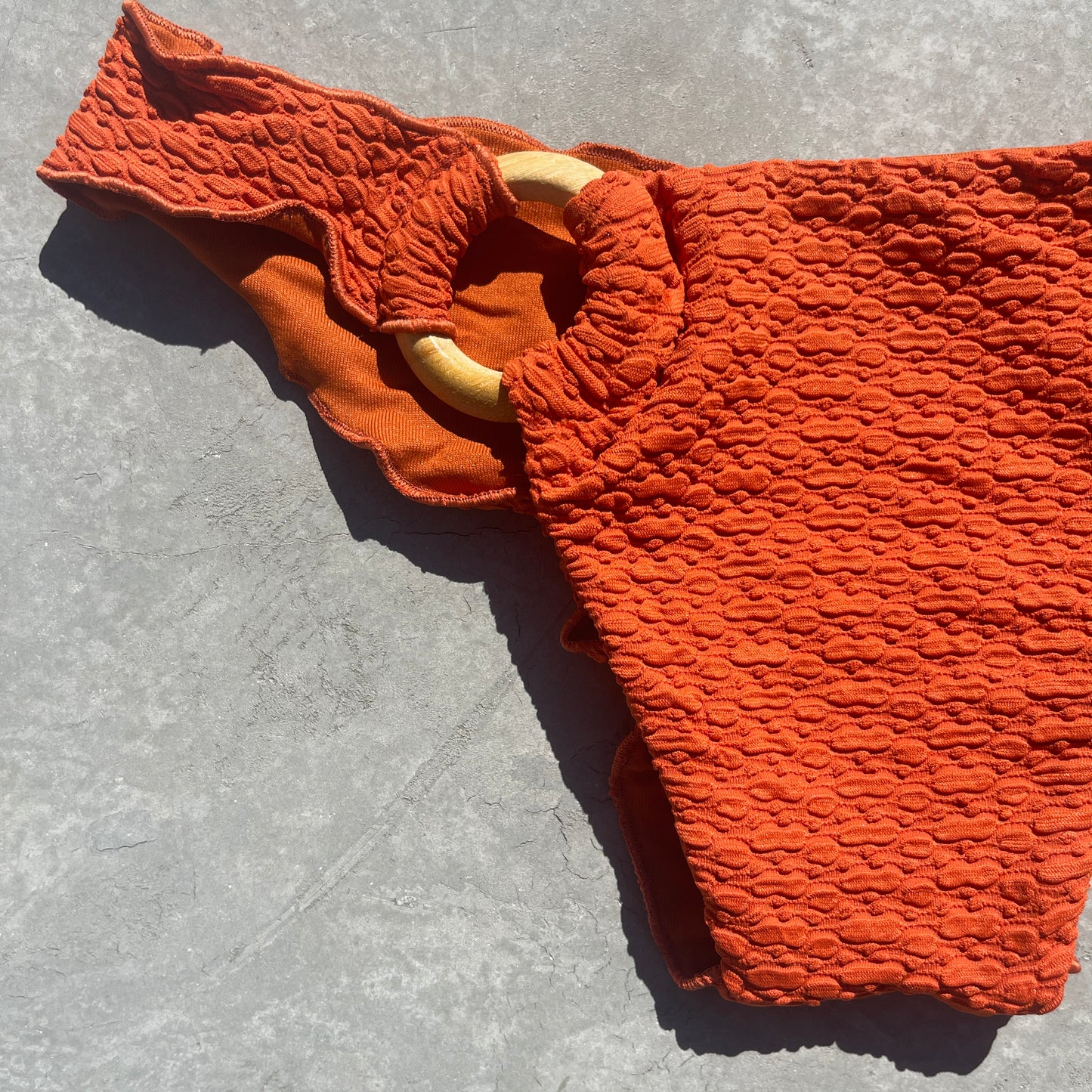 Sunkissed Amber Lili Ripple with ring Bikini Bottom