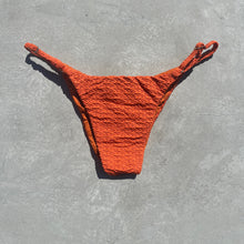 Load image into Gallery viewer, Sunkissed Amber Textured Tanga Bikini Bottom