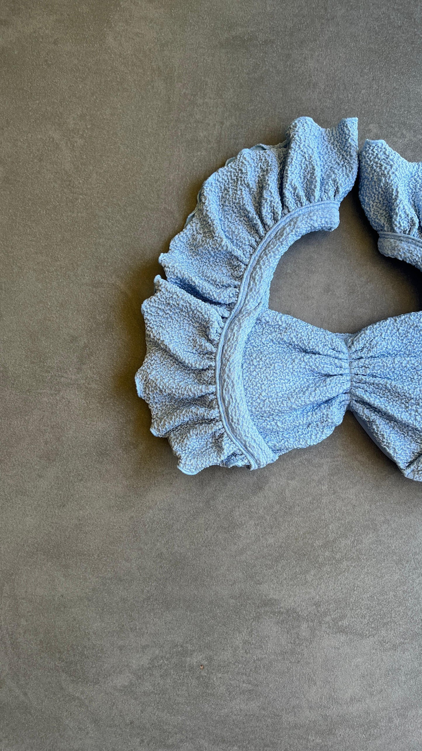 Blue Martini Beehive Textured Camille Bikini Top