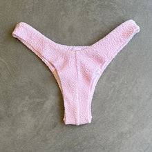Load image into Gallery viewer, Rose Spritz Beehive Textured Bia Bikini Bottom