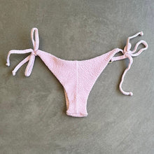 Load image into Gallery viewer, Rose Spritz Beehive Textured Katie Side Tie Bikini Bottom