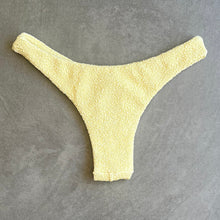 Load image into Gallery viewer, Lemoncello Beehive Textured Bia Bikini Bottom