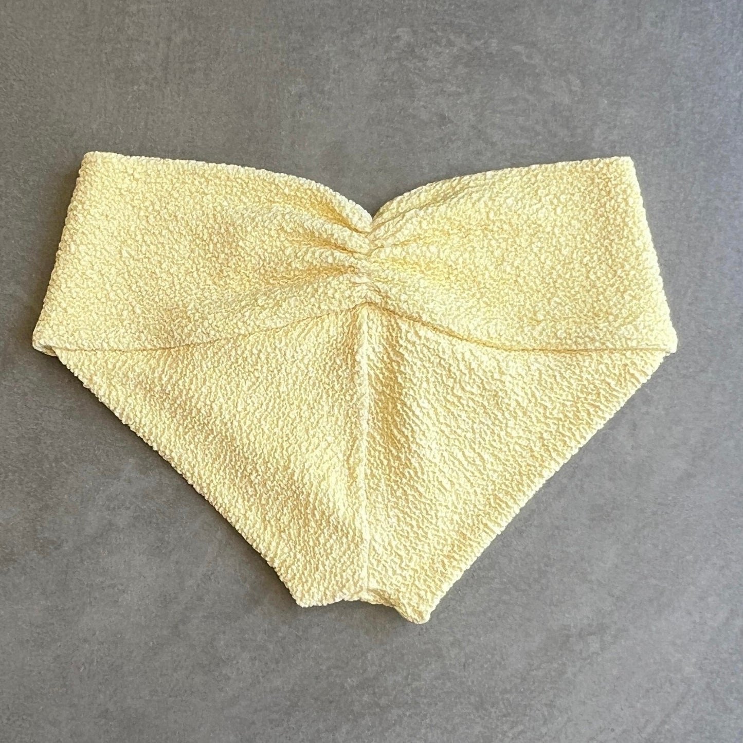 Lemoncello Beehive Textured Melissa Bikini Bottom