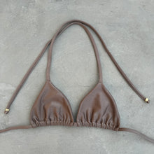 Load image into Gallery viewer, Chestnut Glow Triangle Bikini Top