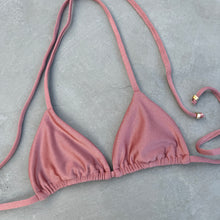 Load image into Gallery viewer, Dusty Roses Triangle Bikini Top