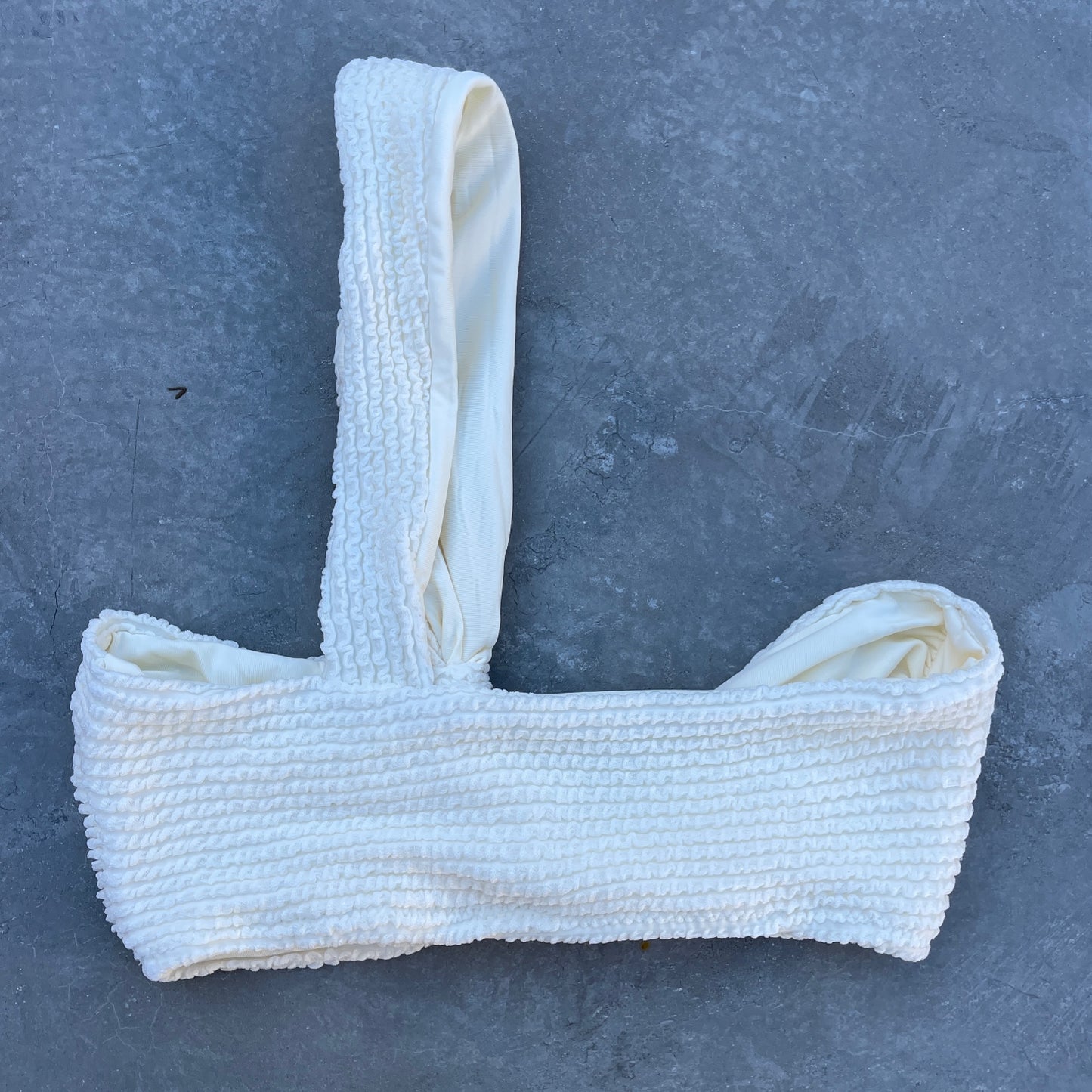 Pearl Textured Greek Bikini Top