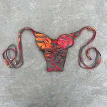 Load image into Gallery viewer, Neon Jungle Ripple Side Tie Bottom