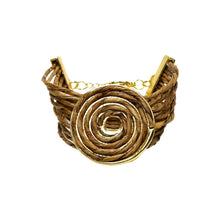 Load image into Gallery viewer, Banana Leaf Spiral Bracelet
