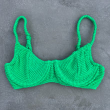 Load image into Gallery viewer, Irish Martini Textured Valerie Bikini Top